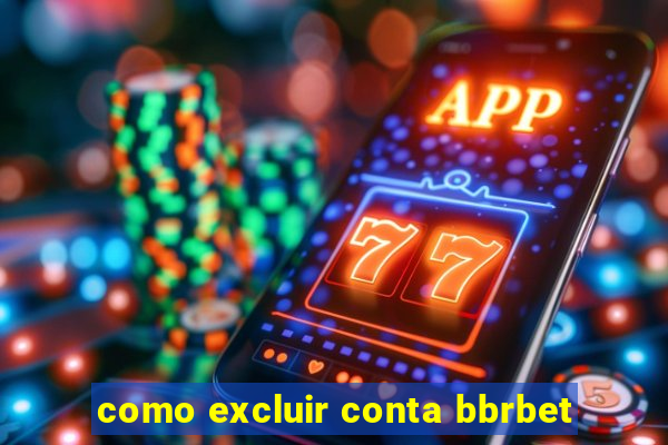 como excluir conta bbrbet